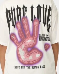Loiter Pure Love Vintage T-Shirt White -Mitchell & Ness Shop 02043986 YW100 womens 0060