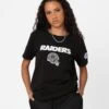 New Era Women's Las Vegas Raiders Logo Select T-Shirt Black 1 New Era Women's Las Vegas Raiders Logo Select T-Shirt Black -Mitchell & Ness Shop 02043998 YB001 womens 0010