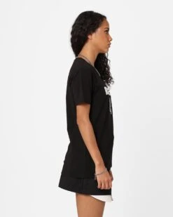 New Era Women's Las Vegas Raiders Logo Select T-Shirt Black -Mitchell & Ness Shop 02043998 YB001 womens 0050