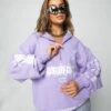 Loiter Rave Zip Hoodie Lilac