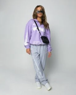 Loiter Rave Zip Hoodie Lilac 4 Loiter Rave Zip Hoodie Lilac -Mitchell & Ness Shop 02044495 YL300 womens 0030