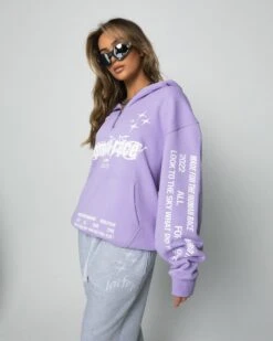 Loiter Rave Zip Hoodie Lilac 5 Loiter Rave Zip Hoodie Lilac -Mitchell & Ness Shop 02044495 YL300 womens 0040