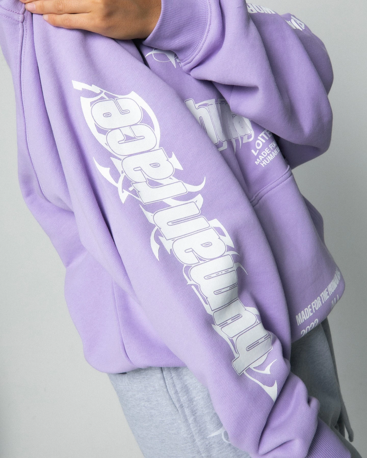 Loiter Rave Zip Hoodie Lilac Loiter Rave Zip Hoodie Lilac -Mitchell & Ness Shop 02044495 YL300 womens 0050