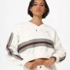 X-Girl Women's Panelled Sweat Top White -Mitchell & Ness Shop 02044524 YW100 womens 010
