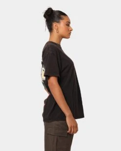 Goat Crew Good 4 Health Vintage T-Shirt Black Wash 7 Goat Crew Good 4 Health Vintage T-Shirt Black Wash -Mitchell & Ness Shop 02044760 YB295 womens 0060