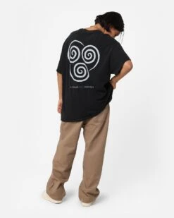 Goat Crew X Avatar: The Last Airbender Aang Vintage T-Shirt Black Wash -Mitchell & Ness Shop 02045250 YB295 womens 0080