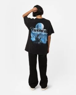 American Thrift X Casper Casper Vintage T-Shirt Black Wash 9 American Thrift X Casper Casper Vintage T-Shirt Black Wash -Mitchell & Ness Shop 02045348 YB295 womens 0080