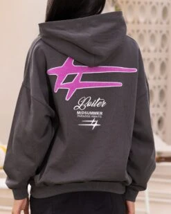 Loiter Alter Hoodie Charcoal -Mitchell & Ness Shop 02045605 YC300 womens 0050