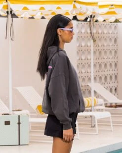 Loiter Alter Hoodie Charcoal -Mitchell & Ness Shop 02045605 YC300 womens 0060