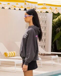 Loiter Alter Hoodie Charcoal -Mitchell & Ness Shop 02045605 YC300 womens 0070