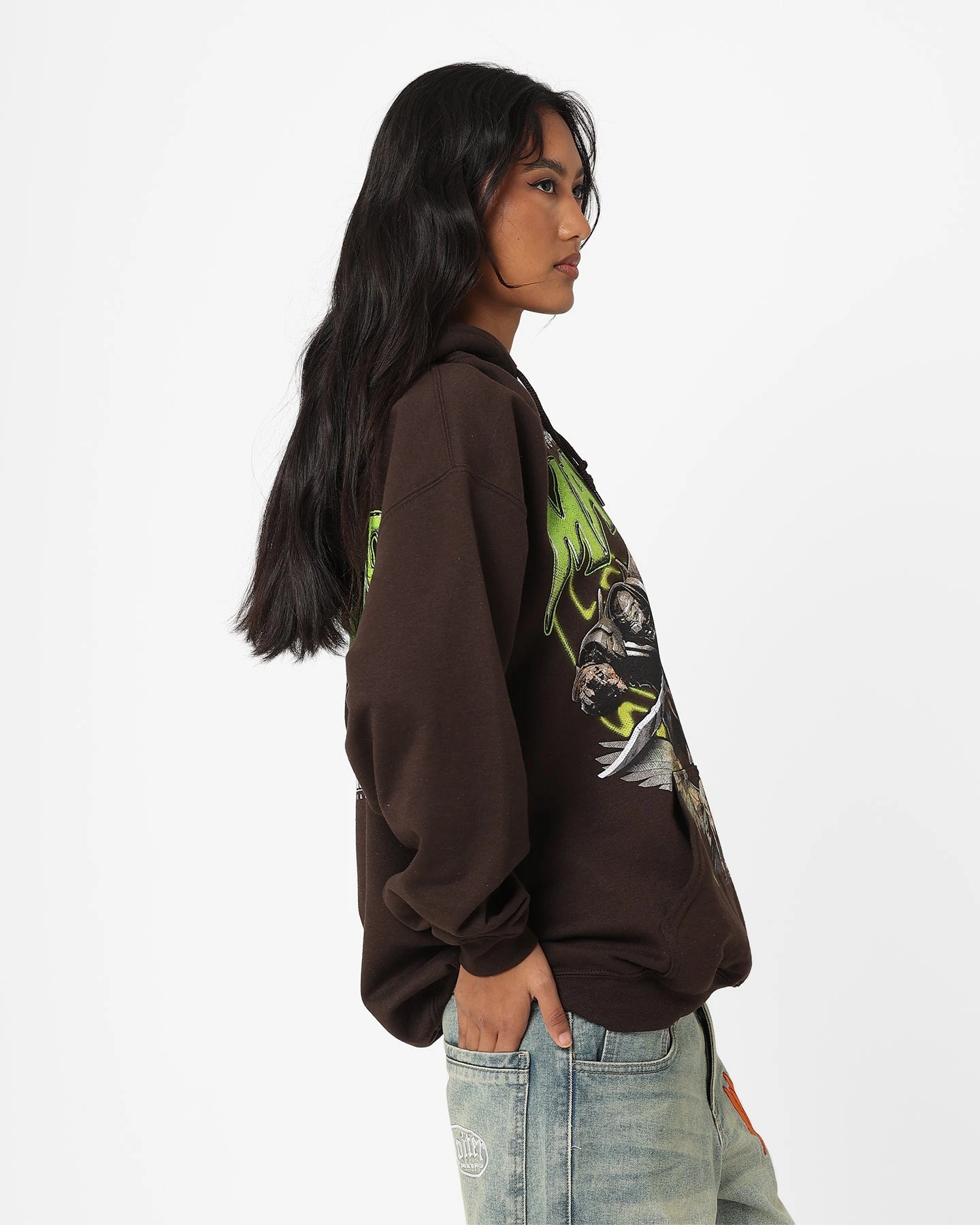 Goat Crew X Transformers Maximals Vintage Hoodie Brown Wash Goat Crew X Transformers Maximals Vintage Hoodie Brown Wash -Mitchell & Ness Shop 02045880 YX300 womens 0060