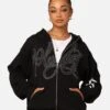 Playboy By Culture Kings Shyne Full Zip Hoodie Black -Mitchell & Ness Shop 02046299 YB001 womens 0090