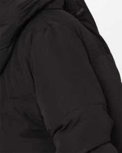 Champion Women's Rochester Puffer Jacket Black -Mitchell & Ness Shop 02046570 YB001 womens 00100