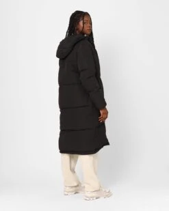 Champion Women's Rochester Puffer Jacket Black -Mitchell & Ness Shop 02046570 YB001 womens 0070