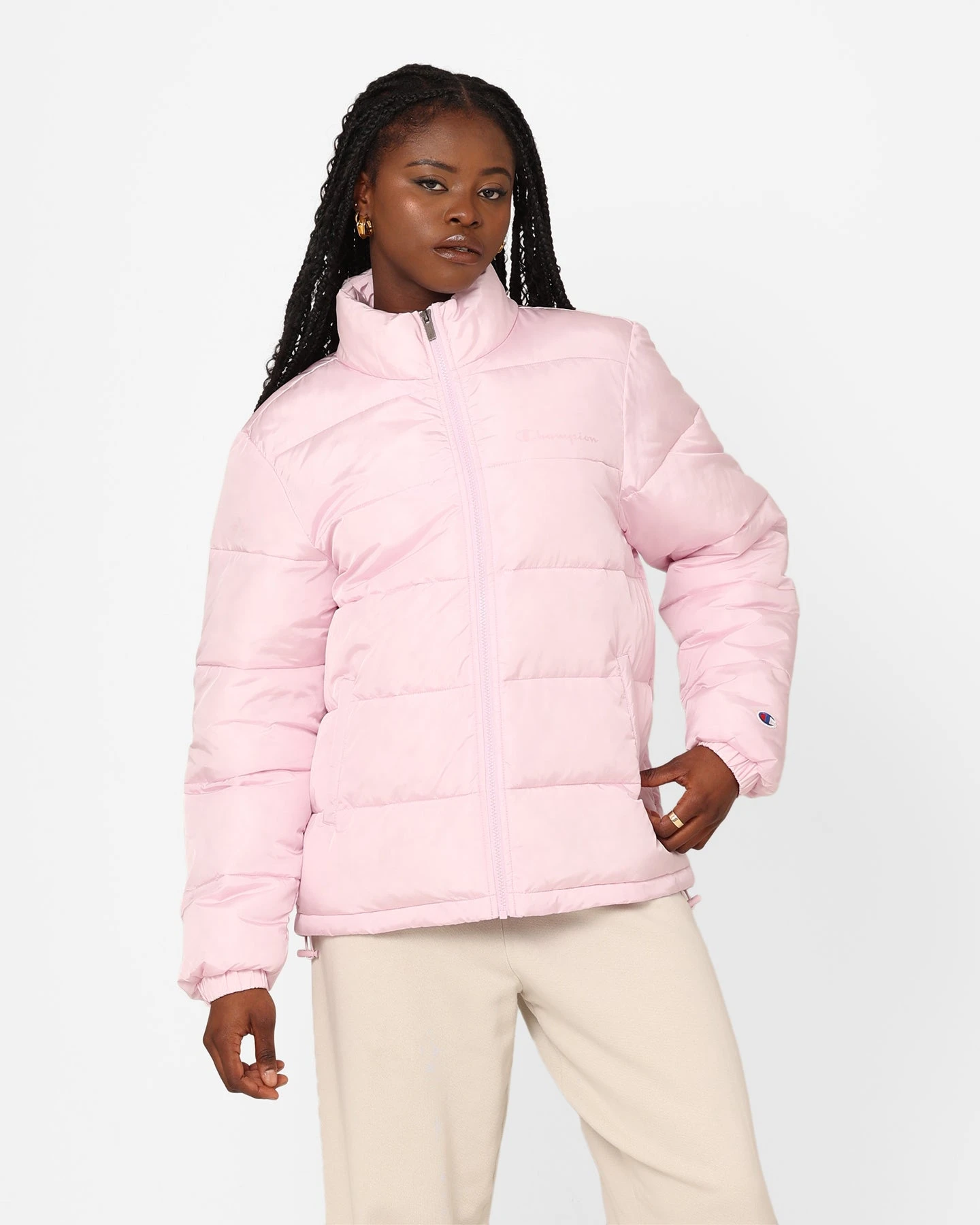 Champion Women's Rochester Pad Puffer Jacket Wildest Dreams Champion Women's Rochester Pad Puffer Jacket Wildest Dreams -Mitchell & Ness Shop 02047261 YX665 womens 0010