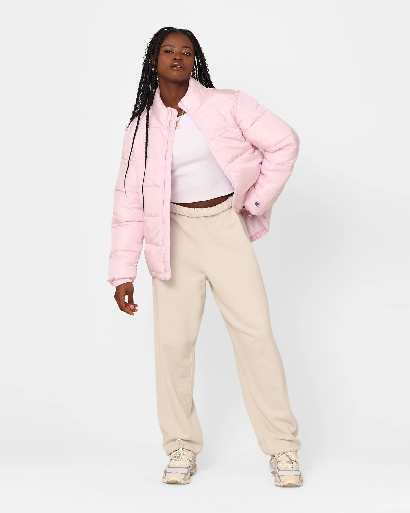 Champion Women's Rochester Pad Puffer Jacket Wildest Dreams Champion Women's Rochester Pad Puffer Jacket Wildest Dreams -Mitchell & Ness Shop 02047261 YX665 womens 0020