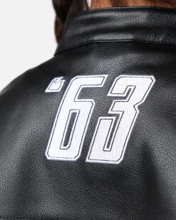 We Are The Wild Collective X McLaren Women's Crop Racing Jacket Black -Mitchell & Ness Shop 02047573 YB001 womens 00140