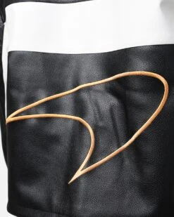 We Are The Wild Collective X McLaren Women's Crop Racing Jacket Black -Mitchell & Ness Shop 02047573 YB001 womens 00150