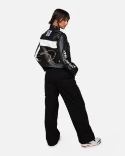 We Are The Wild Collective X McLaren Women's Crop Racing Jacket Black -Mitchell & Ness Shop 02047573 YB001 womens 0090 f5f34221 51e5 4aba b00a f7f99903d142
