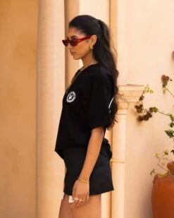 Playboy By Culture Kings A Class T-Shirt Black -Mitchell & Ness Shop 02047901 YB001 womens 0070