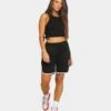 Saint Morta Era Mesh Basketball Short Black/White -Mitchell & Ness Shop 03004935 YB012 womens 0020