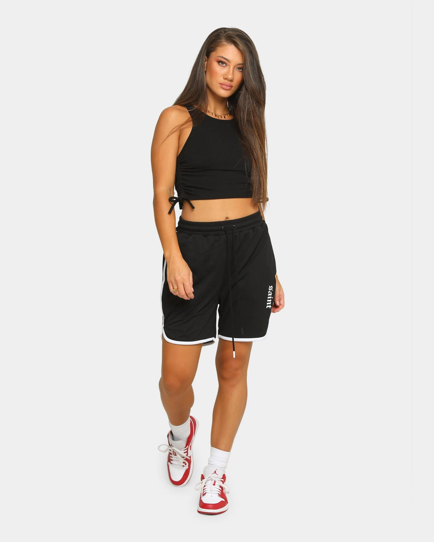 Saint Morta Era Mesh Basketball Short Black/White Saint Morta Era Mesh Basketball Short Black/White -Mitchell & Ness Shop 03004935 YB012 womens 0020