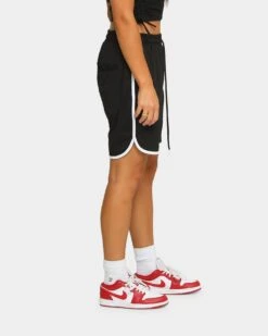 Saint Morta Era Mesh Basketball Short Black/White 8 Saint Morta Era Mesh Basketball Short Black/White -Mitchell & Ness Shop 03004935 YB012 womens 0080