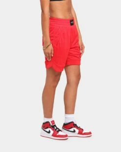Saint Morta Warrior Basketball Shorts Red -Mitchell & Ness Shop 03005160 YR001 womens 0060
