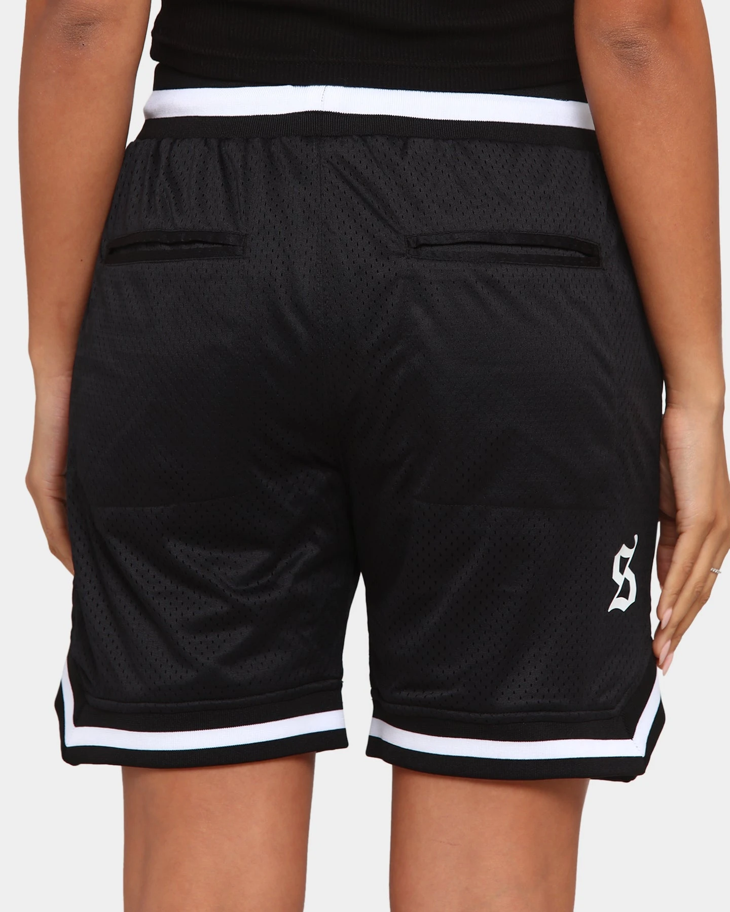 Saint Morta Southside Basketball Shorts Black/White Saint Morta Southside Basketball Shorts Black/White -Mitchell & Ness Shop 03005162 YB012 womens 0060