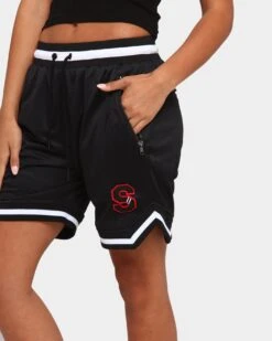 Saint Morta Southside Basketball Shorts Black/White 7 Saint Morta Southside Basketball Shorts Black/White -Mitchell & Ness Shop 03005162 YB012 womens 0070