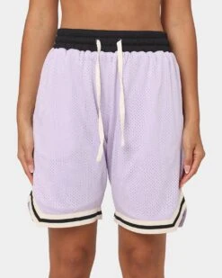 EN ES Rival Basketball Shorts Lilac -Mitchell & Ness Shop 03005255 YL300 womens 0030