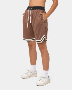 EN ES Rival Basketball Shorts Brown