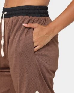 EN ES Rival Basketball Shorts Brown -Mitchell & Ness Shop 03005255 YX300 womens 0080