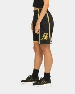 Mitchell & Ness Men's Los Angeles Lakers HWC Swingman Short Black/Gold -Mitchell & Ness Shop 03005327 YB003 womens 0070