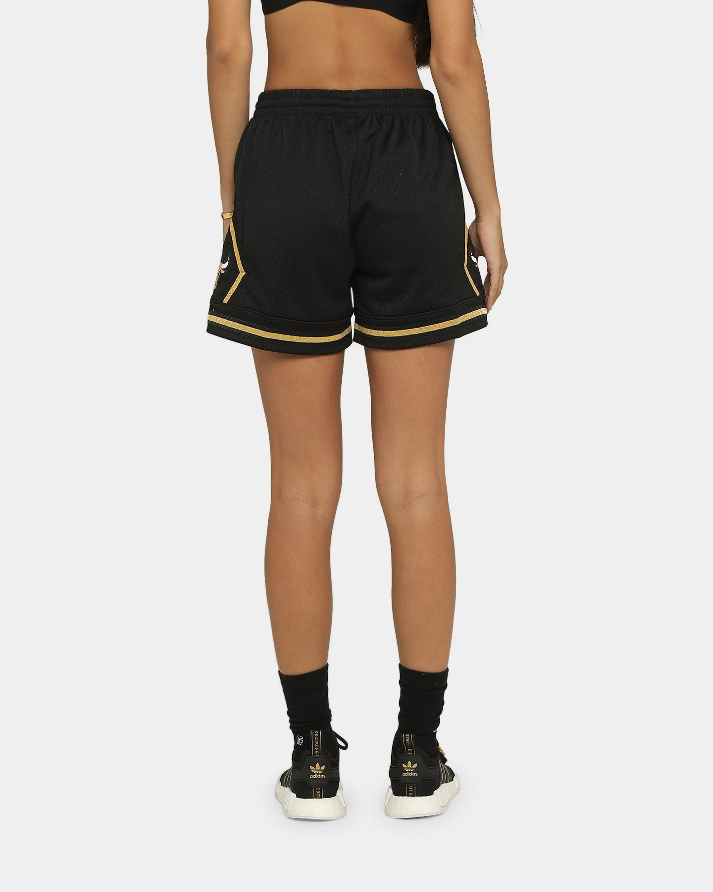Mitchell & Ness Women's Chicago Bulls Jump Shot Short Black/Gold Mitchell & Ness Women's Chicago Bulls Jump Shot Short Black/Gold -Mitchell & Ness Shop 03005413 YB003 womens 0040