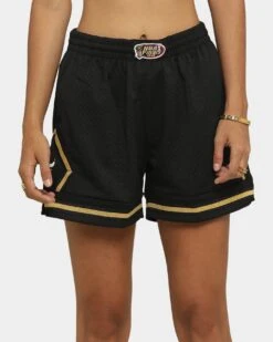 Mitchell & Ness Women's Chicago Bulls Jump Shot Short Black/Gold 9 Mitchell & Ness Women's Chicago Bulls Jump Shot Short Black/Gold -Mitchell & Ness Shop 03005413 YB003 womens 0080