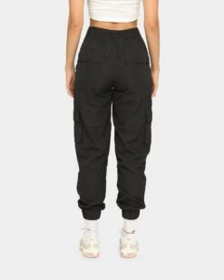 EN ES Women's Classic Cargo Pant Black -Mitchell & Ness Shop 03006003 YB001 womens 0040