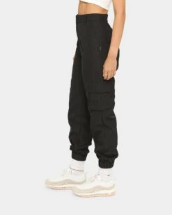 EN ES Women's Classic Cargo Pant Black -Mitchell & Ness Shop 03006003 YB001 womens 0070