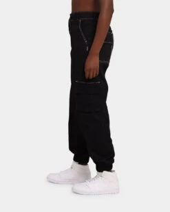 EN.ES Women's Fearless Cargo Pants Black -Mitchell & Ness Shop 03006223 YB001 womens 0060