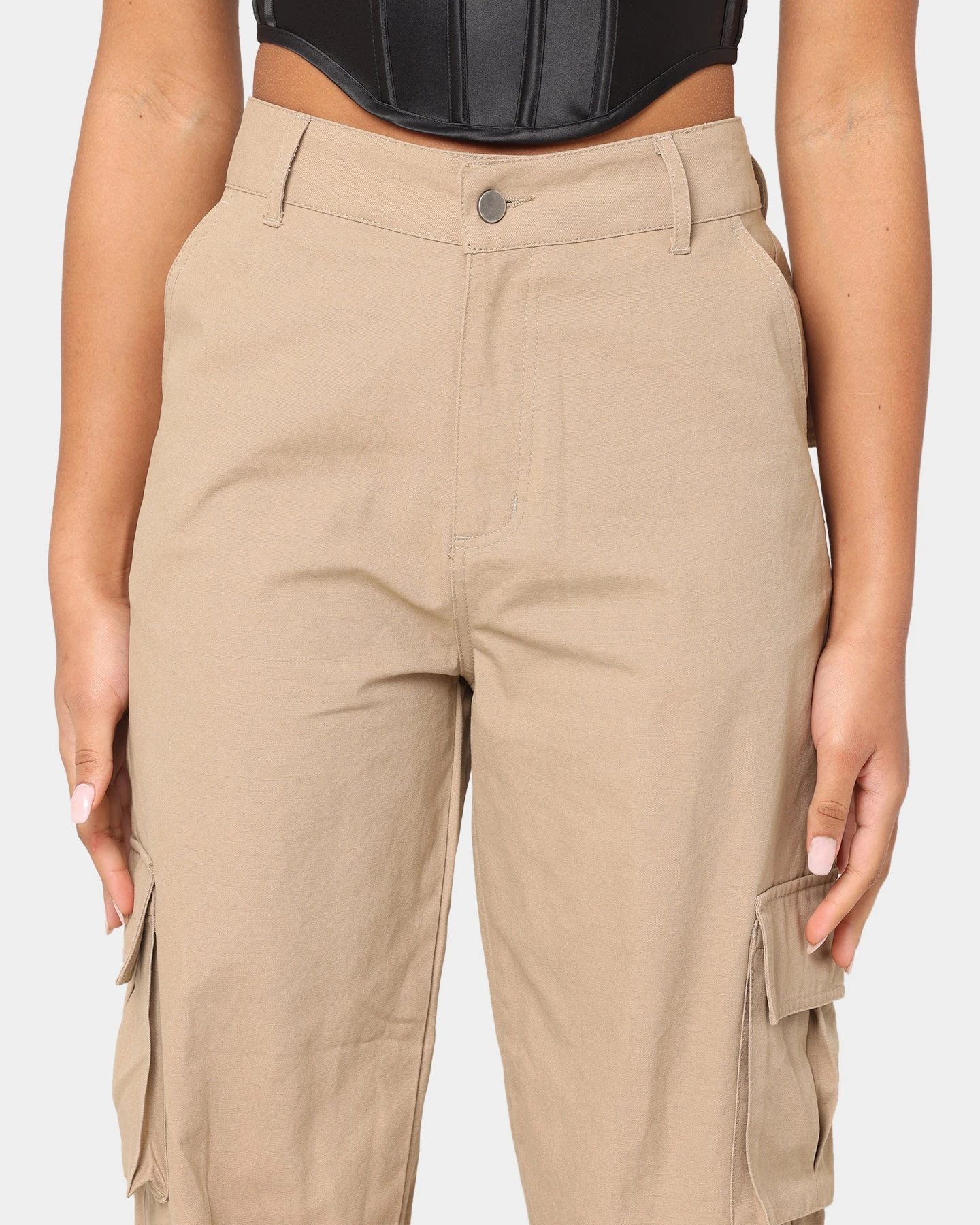EN ES Women's Washed Cargo Pants Beige EN ES Women's Washed Cargo Pants Beige -Mitchell & Ness Shop 03006266 Y1000 womens 0030