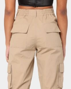 EN ES Women's Washed Cargo Pants Beige 10 EN ES Women's Washed Cargo Pants Beige -Mitchell & Ness Shop 03006266 Y1000 womens 0080