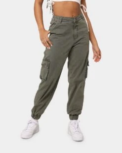 EN.ES Washed Cargo Pants Washed Khaki 5 EN.ES Washed Cargo Pants Washed Khaki -Mitchell & Ness Shop 03006266 YK050 womens 0010