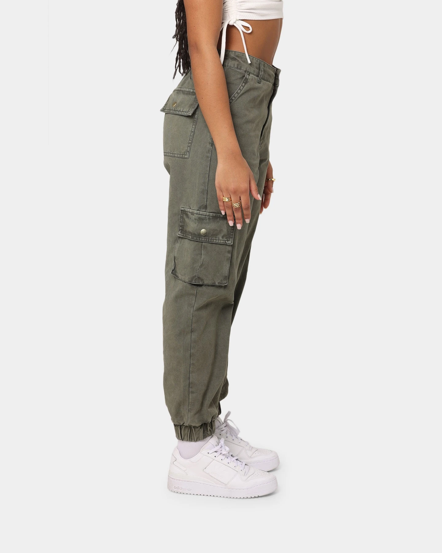 EN.ES Washed Cargo Pants Washed Khaki EN.ES Washed Cargo Pants Washed Khaki -Mitchell & Ness Shop 03006266 YK050 womens 0050