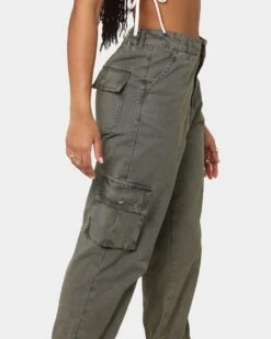 EN.ES Washed Cargo Pants Washed Khaki 11 EN.ES Washed Cargo Pants Washed Khaki -Mitchell & Ness Shop 03006266 YK050 womens 0070