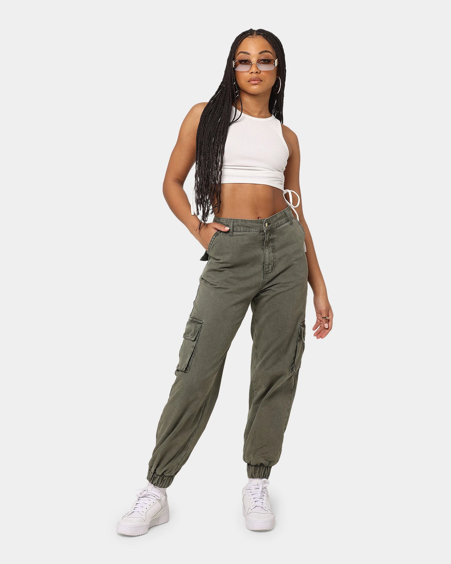 EN.ES Washed Cargo Pants Washed Khaki EN.ES Washed Cargo Pants Washed Khaki -Mitchell & Ness Shop 03006266 YK050 womens 0090
