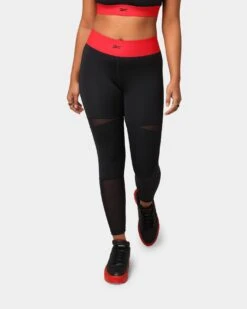 Reebok X Cardi B Women's 7/8 Tights Black -Mitchell & Ness Shop 03006346 YB001 womens 0010