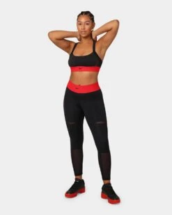 Reebok X Cardi B Women's 7/8 Tights Black -Mitchell & Ness Shop 03006346 YB001 womens 0020