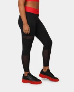 Reebok X Cardi B Women's 7/8 Tights Black -Mitchell & Ness Shop 03006346 YB001 womens 0050