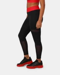 Reebok X Cardi B Women's 7/8 Tights Black -Mitchell & Ness Shop 03006346 YB001 womens 0060