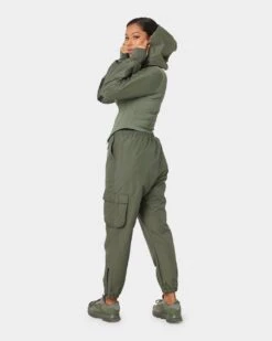 Reebok Women's Cardi B X Reebok Track Pants Hunter Green -Mitchell & Ness Shop 03006366 YG646 womens 00100